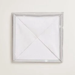 Canvas Storage Cube, Grey Stardust -Great Little Trading Co L0250GSD CANVAS STORAGE CUBE GREY STARDUST NaturalBG 04