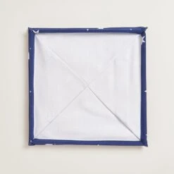 Canvas Storage Cube, Navy Stardust 12 Canvas Storage Cube, Navy Stardust -Great Little Trading Co L0250NSD CANVAS STORAGE CUBE NAVY STARDUST NaturalBG 04