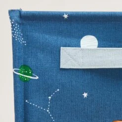 Canvas Storage Cube, Space Explorer 9 Canvas Storage Cube, Space Explorer -Great Little Trading Co L0250SPC CANVAS STORAGE CUBE SPACE EXPLORER NaturalBG 03