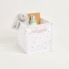 Canvas Storage Cube, Pastel Spot -Great Little Trading Co L0250SPT CANVAS STORAGE CUBE PASTEL SPOT NaturalBG 02
