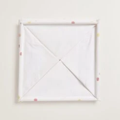 Canvas Storage Cube, Pastel Spot -Great Little Trading Co L0250SPT CANVAS STORAGE CUBE PASTEL SPOT NaturalBG 04