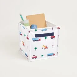 Canvas Storage Cube, On The Road