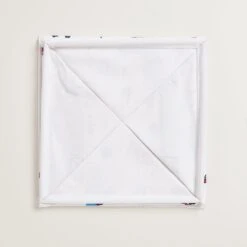 Canvas Storage Cube, On The Road -Great Little Trading Co L0250TRA CANVAS STORAGE CUBE ON THE ROAD NaturalBG 04