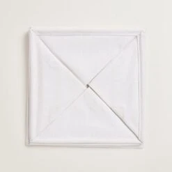 Canvas Storage Cube, White 11 Canvas Storage Cube, White -Great Little Trading Co L0250WHI CANVAS STORAGE CUBE WHITE NaturalBG 04