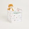 Canvas Storage Cube, Woodland Walk -Great Little Trading Co L0250WOO CANVAS STORAGE CUBE WOODLAND WALK NaturalBG 02