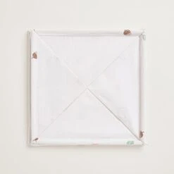 Canvas Storage Cube, Woodland Walk -Great Little Trading Co L0250WOO CANVAS STORAGE CUBE WOODLAND WALK NaturalBG 04