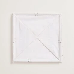 Canvas Storage Cube, White Scattered Stars -Great Little Trading Co L0250WSS CANVAS STORAGE CUBE WHITE SCATTERED STARS NaturalBG 04