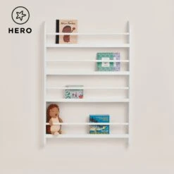 Greenaway Bookcase, White -Great Little Trading Co L2509 GREENAWAY BOOKCASE HERO