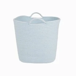 Rope Storage Basket, Sky Blue