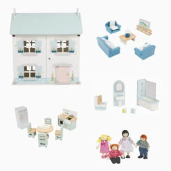 Dolls House & Furniture Set 4 -Great Little Trading Co L5498 20