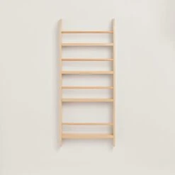 Greenaway Narrow Bookcase, Natural -Great Little Trading Co L5526 NATURAL GREENAWAY NARROW BOOKCASE CO 01 NaturalBG