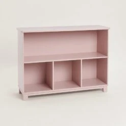 Blake Storage Shelf Unit, Chalk Pink -Great Little Trading Co L5557 BLAKE STORAGE SHELF UNIT CHALK PINK CO 01 NaturalBG