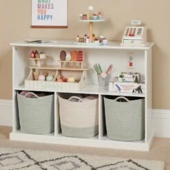 Rope Storage Basket, Sage Green -Great Little Trading Co L5607 ROPE STORAGE BASKET SAGE 02
