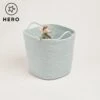 Rope Storage Basket, Sage Green -Great Little Trading Co L5607 ROPE STORAGE BASKET SAGE NaturalBG 02