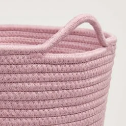 Rope Storage Basket, Rose Pink -Great Little Trading Co L5608 ROPE STORAGE BASKET ROSE PINK NaturalBG 03 d4521898 5dc7 4174 b997 29ecd9a59525