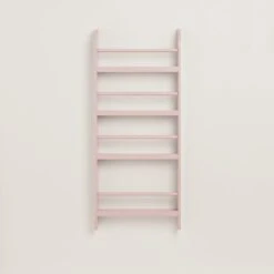 Greenaway Narrow Bookcase, Chalk Pink -Great Little Trading Co L5627 CHALK PINK GREENAWAY NARROW BOOKCASE CO 01 NaturalBG 74f28381 799c 4b1a a5cd 8270e8d8210c