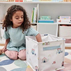 Canvas Storage Cube, Home Sweet Home -Great Little Trading Co l0250hsh 2