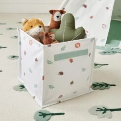 Canvas Storage Cube, Woodland Walk -Great Little Trading Co l0250woo 2