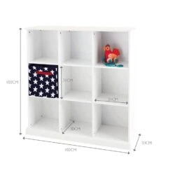 Abbeville Nine Cube Storage, White -Great Little Trading Co l1599wan 4
