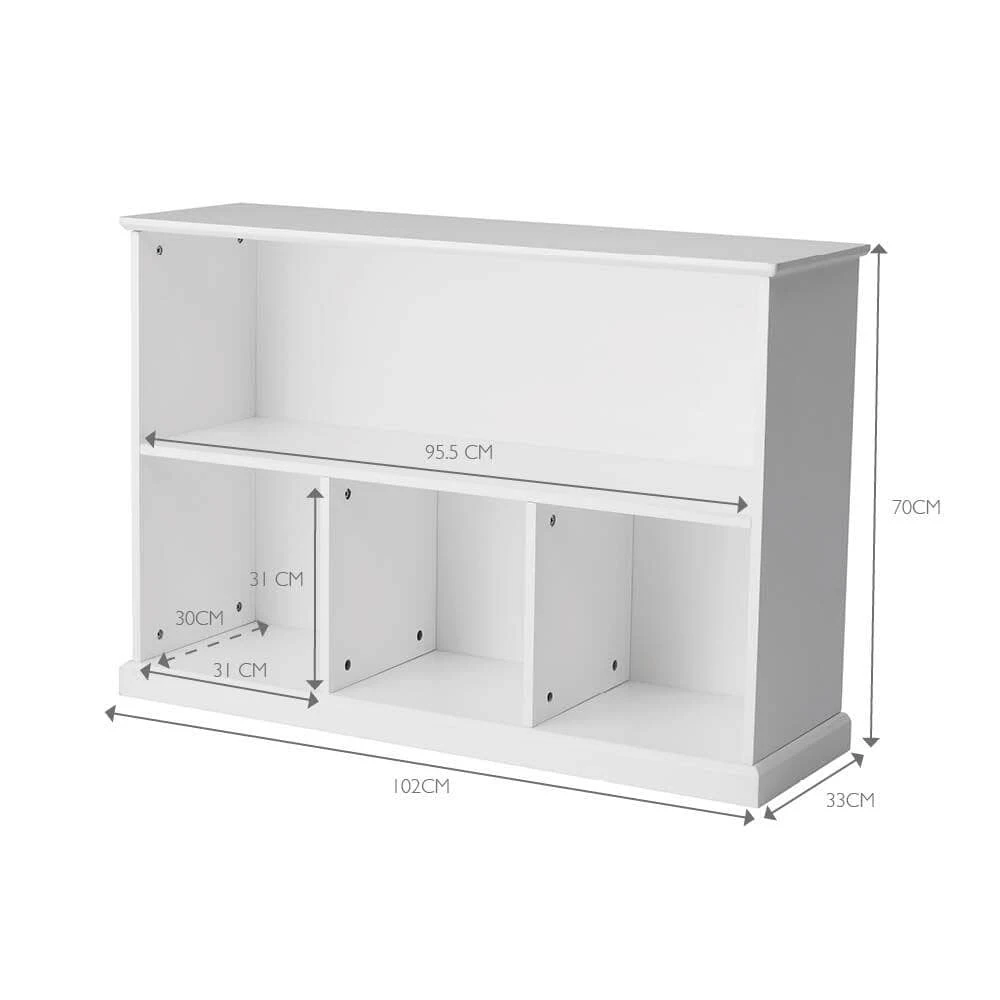 Abbeville Storage Shelf Unit, White 7 Abbeville Storage Shelf Unit, White - Image 5