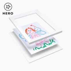 Magnetic 3D Art Frame, A4