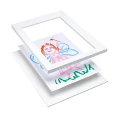 Magnetic 3D Art Frame, A4 -Great Little Trading Co l2442whi 20