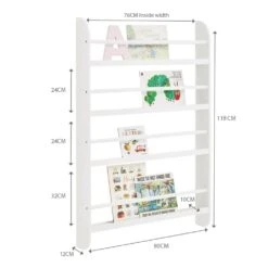 Greenaway Bookcase, White -Great Little Trading Co l2509 6