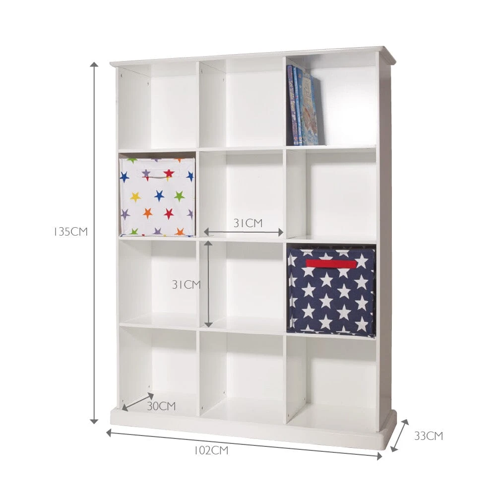 Abbeville Twelve Cube Storage & Shelving Unit In White 8 Abbeville Twelve Cube Storage & Shelving Unit In White - Image 6