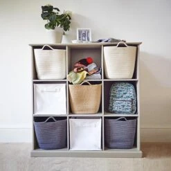 Abbeville Nine Cube Storage, Stone