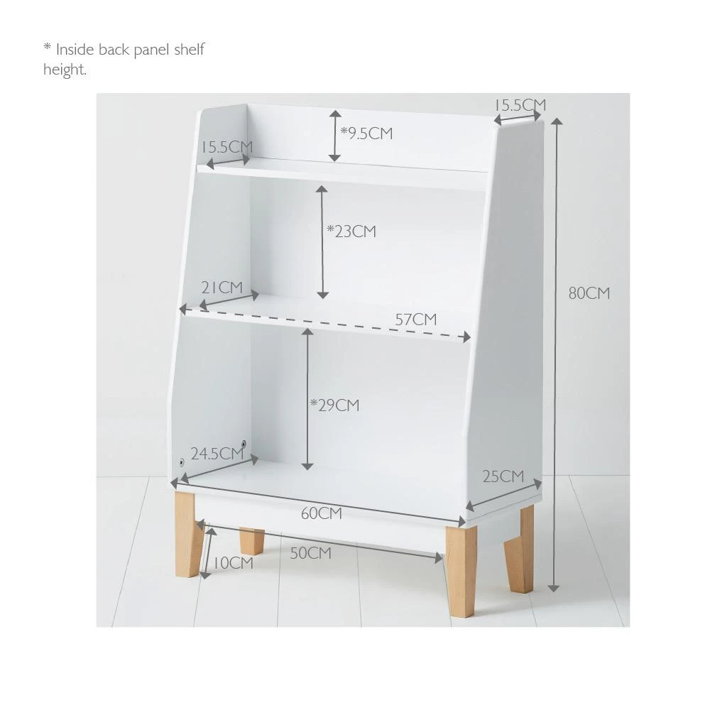 Small Potter Bookcase, White 6 Small Potter Bookcase, White - Image 4