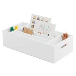 Rackham Single Stackable Toy Storage Tray, White