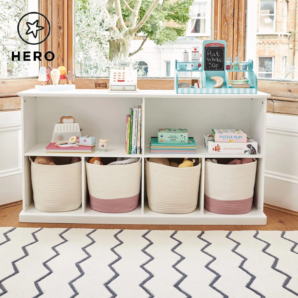 Rope Storage Basket, Ivory 6 Rope Storage Basket, Ivory - Image 4