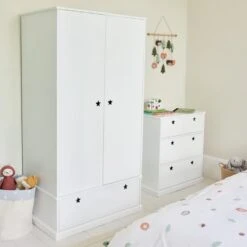 Star Bright Chest Of Drawers, Bright White -Great Little Trading Co l3938 6