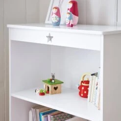 Star Bright Wooden Bookcase, White -Great Little Trading Co l3959 5 89ce3096 19c8 4327 85f1 791591c8a707