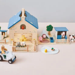 Wooden Farm Animals 17 Wooden Farm Animals -Great Little Trading Co l4248 2