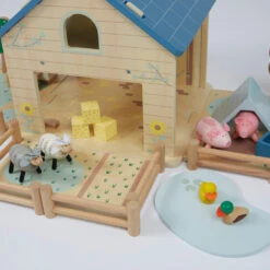Wooden Farm Animals 15 Wooden Farm Animals -Great Little Trading Co l4248 5