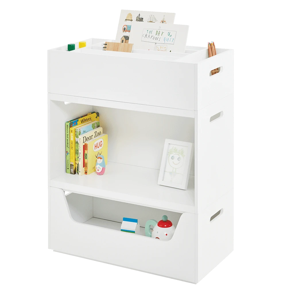 Rackham Storage Set 1, Stackable Toy Box, Book Shelf & Tray 3 Rackham Storage Set 1, Stackable Toy Box, Book Shelf & Tray