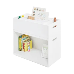 Rackham Storage Set 3, Stackable Bookshelf & Tray Storage