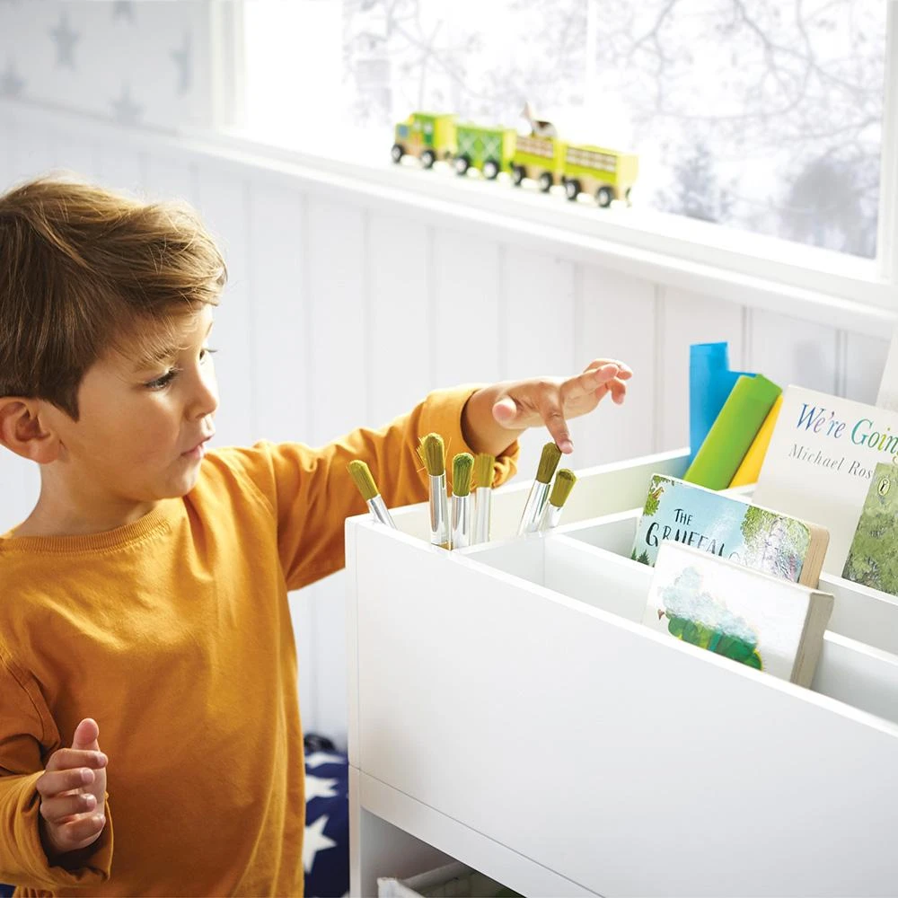 Rackham Storage Set 3, Stackable Bookshelf & Tray Storage 6 Rackham Storage Set 3, Stackable Bookshelf & Tray Storage - Image 4