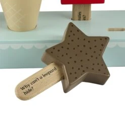 Wooden Lollies & Ice Cream Set (Set Of 5) -Great Little Trading Co l4455 4