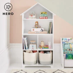 Rope Storage Basket, Ivory & Sage -Great Little Trading Co l4513 2