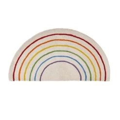 Rainbow Semicircle Rug