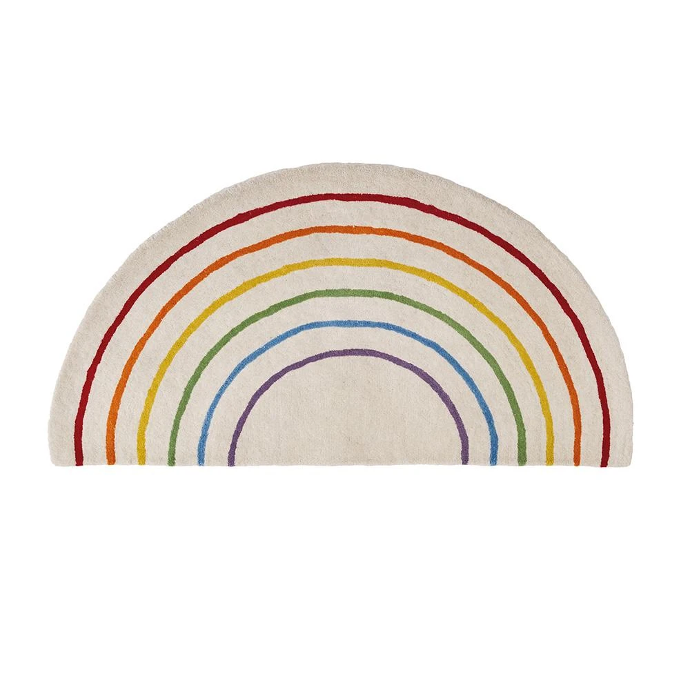 Rainbow Semicircle Rug 3 Rainbow Semicircle Rug