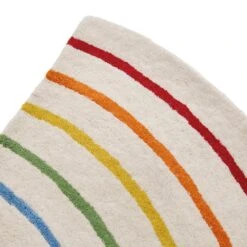 Rainbow Semicircle Rug 11 Rainbow Semicircle Rug -Great Little Trading Co l4611 6