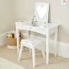 Sweetheart Dressing Table & Stool Set, Pink Hearts -Great Little Trading Co l4645 2