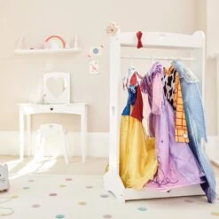 Sweetheart Dressing Table & Stool Set, Pink Hearts -Great Little Trading Co l4645 9