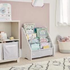 Fabric Sling Bookcase, Grey Stardust 10 Fabric Sling Bookcase, Grey Stardust -Great Little Trading Co l4762 5 496f7bf4 3b88 41ca 8c83 e621dc2df87a