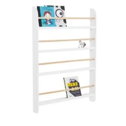 Greenaway Bookcase, White/Natural 13 Greenaway Bookcase, White/Natural -Great Little Trading Co l4767 20