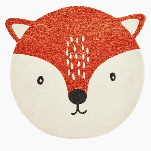 Children's Animal Rug, Fox 3 Children's Animal Rug, Fox