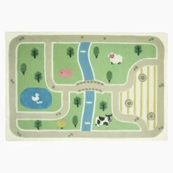 Day At The Farm Rug, 180 X 120 (cm)